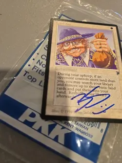 Land Tax – Legends – Signed by Brian Snoddy – MTG - Image 3