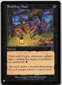 Bubbling Muck The List Reprints 54/143 NM C - Image 1