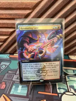 Resonating Lute (Extended Art) Secrets of Strixhaven Foil - Image 1