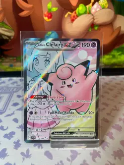 Lillie’s Clefairy EX - 173/159 - Journey Together - Pokemon TCG Card Full Art NM - Image 1