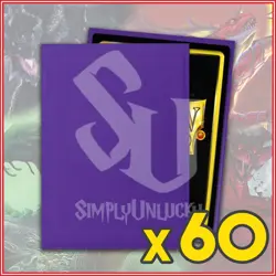 Purple 60 Matte Dragon Shield Sleeves Japanese Size 🐉for Yugioh - Image 1
