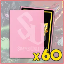Pink 60 Matte Dragon Shield Sleeves Japanese Size 🐉for Yugioh - Image 1