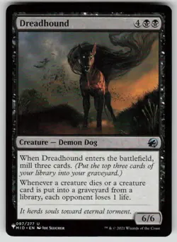 Dreadhound Uncommon The List Reprints 097/277 MTG Near Mint 2020 - Image 1