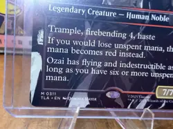 Ozai, the Phoenix King Borderless TLA 311 NM Foil TCG MTG Magic The Gathering SP - Image 4