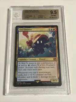 Magic The Gathering Final Fantasy Vivi Ornitier Mystic 248 BGS 9.5 FFIX Gem Mint - Image 1