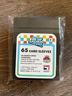Pokemon World Championships 2025 Anaheim Set of 65 Pikachu Card Sleeves - Image 2
