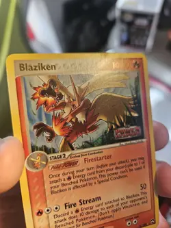 Blaziken 5/108 EX Power Keepers Reverse Holo Rare Stamped Pokemon Card 2007 - Image 3
