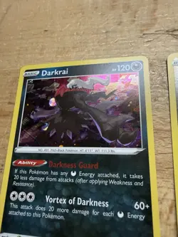 Both Styles Darkrai 105/189 Promo Pokemon (Cosmos Holo) Reverse LP - Image 2