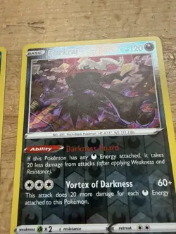 Both Styles Darkrai 105/189 Promo Pokemon (Cosmos Holo) Reverse LP - Image 3