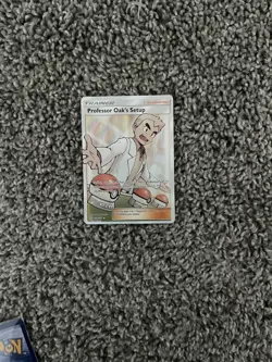 Professor Oak's Setup 233/236 Cosmic Eclipse Secret Rare Full Art Holo - Image 1