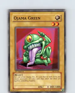 Yu-Gi-Oh TCG Ojama Green DCR-056 1st Edition Regular Common Card Played MP-LP - Image 1