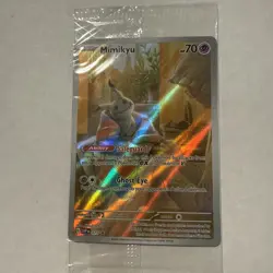Pokemon TCG Mimikyu 075 Sv: Scarlet & Violet Promo Holo Basic 70 HP 2017 Sealed - Image 1