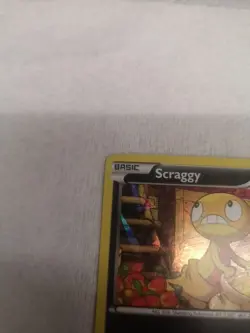 Pokemon TCG Scraggy BW Black Star Promos BW25 Holo - Image 5