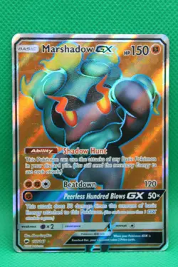 Pokemon Marshadow GX 137/147 Burning Shadows Full Art Holo - Image 1
