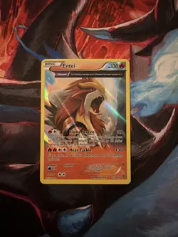 Pokemon TCG XY Ancient Origins Entei Holo Rare Card #15/98 - Image 1