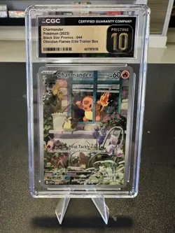 2023 POKEMON BLACK STAR PROMOS #44 CHARMANDER CGC 10 PRISTINE - Image 1