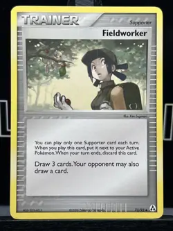 Pokemon TCG Fieldworker 73/92 Legend Maker Normal Regular 2006 LP - Image 3