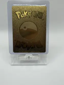 Celebi VMAX Gold Tone Foil Pokemon Card Fan Art Display Card HP310 - Image 2