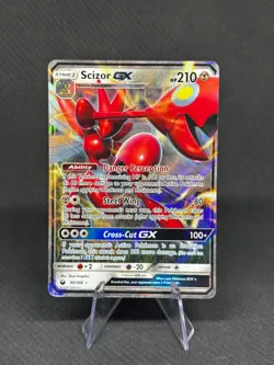 Scizor GX 90/168 Holo 2018 Celestial Storm MP Pokemon TCG - Image 1