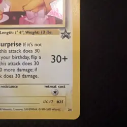 Pokemon Pikachu Card Celebration Happy Birthday Black Star Promo - Image 4
