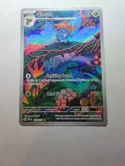 Gloom 198/197 Pokemon TCG Obsidian Flames Illustration Rare NM - Image 1