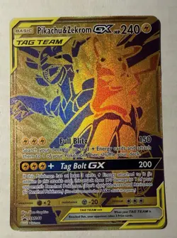 Pokemon SM Promos - Pikachu & Zekrom GX NM SM248 Sun & Moon - Image 1