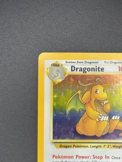 Dragonite 4/62 Fossil Holo Holographic Rare Vintage WOTC 1999 Pokemon - Image 3