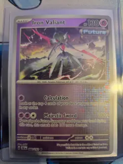 Iron Valiant 080/162 Rare Temporal Forces Pokemon Reverse Holo NM - Image 1
