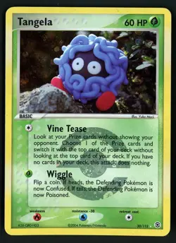 Tangela MP 30/112 – Reverse Holo FireRed & LeafGreen 🏝 Pokemon 2004 - Image 1