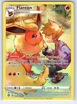 Flareon TG01/TG30 Holo Brilliant Stars Trainer Gallery Pokemon NM - Image 1