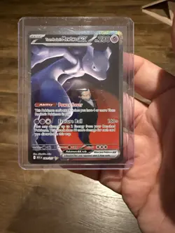 Pokemon Team Rocket's Mewtwo EX SIR Ascended Heroes 281/217 English - Image 1
