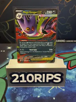 Mega Gengar ex - 56/94 - NM - Phantasmal Flames - Pokemon TCG - Image 1