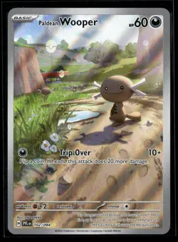 Paldean Wooper 102/094 Illustration Rare Phantasmal Flames Pokemon NM/M - Image 1