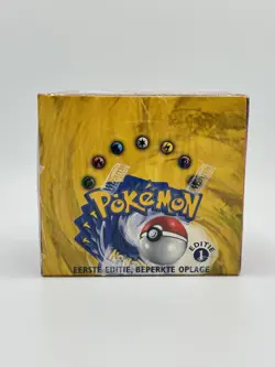 Pokemon Base Set Booster Box Sealed 1St Edition Dutch Eerste Editie Nederlands - Image 1