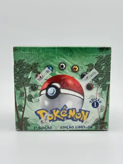 Pokemon Jungle Booster Box Sealed 1St Edition Portuguese - Image 1
