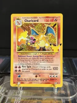 Pokemon Charizard 4/102 25th Anniversary - Image 1