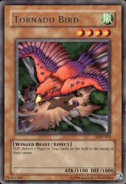 Tornado Bird - Rare LON-072 - MP - YuGiOh - Image 1