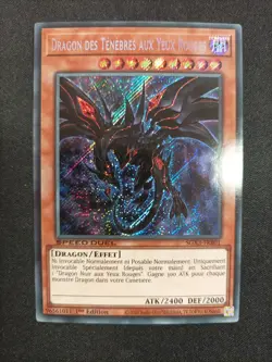 Carte Yu-Gi-Oh Dragon Des Tenebres Aux Yeux Rouges Sgx3-frb01 - Image 1