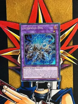 BLTR-EN013 Infernoid Evil Secret Rare 1st Edition NM Yugioh - Image 1