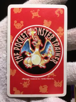Dragonite Trump Red (Charizard) Playing Card - Japanese Pokemon - Image 5