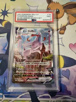 PSA 9 Espeon 189/S-P Eevee Heroes VMAX Alt Art Japanese Pokemon Card MINT - Image 1
