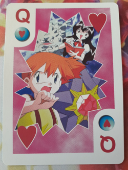 Misty Queen of Hearts 1999 Bicycle Pokemon Playing Card NM - Image 1