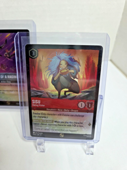 NEW Disney Lorcana Fabled Promos - Complete set of FIVE Foil Cards, stickers - Image 2