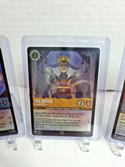 NEW Disney Lorcana Fabled Promos - Complete set of FIVE Foil Cards, stickers - Image 5