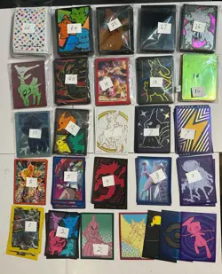 Pokemon TCG x382 Count of Card Sleeves Pack of Various Elite Trainer Boxes - Image 1