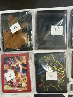 Pokemon TCG x382 Count of Card Sleeves Pack of Various Elite Trainer Boxes - Image 4
