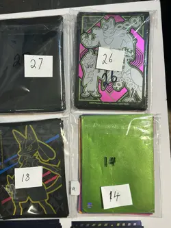 Pokemon TCG x382 Count of Card Sleeves Pack of Various Elite Trainer Boxes - Image 5