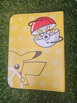 Pokemon Card Binder 400 Card 50 Page NEW Pikachu Pokemon Art Cover Pokeball - Image 3