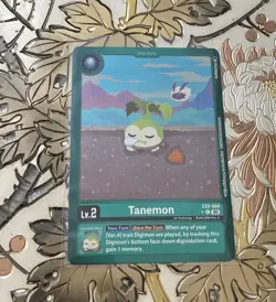 Digimon Card Game Tanemon Limited Foil EX9-004 Versus Monsters - Image 1