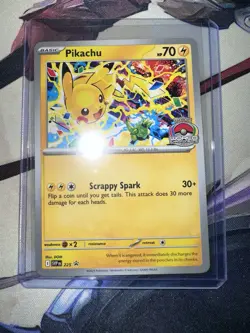 Pikachu -SVP EN 225 - Promo 2025 World Championships Pokemon Card Worlds NM/Mint - Image 1
